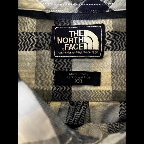 The North Face Mens Plaid Multicolor Button-Up Shirt Long Sleeve Casual 2XL XXL - Picture 6 of 10